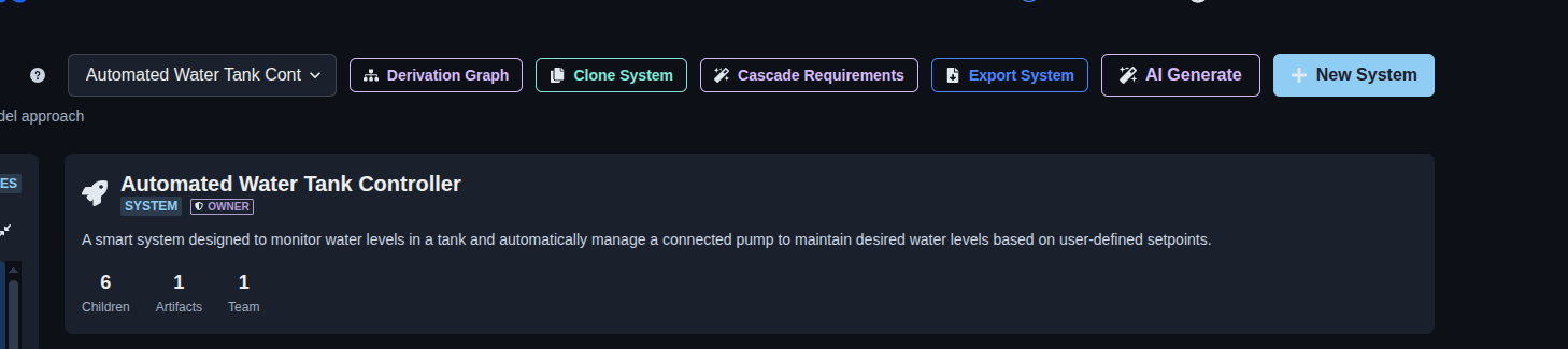 Manage system hierarchy